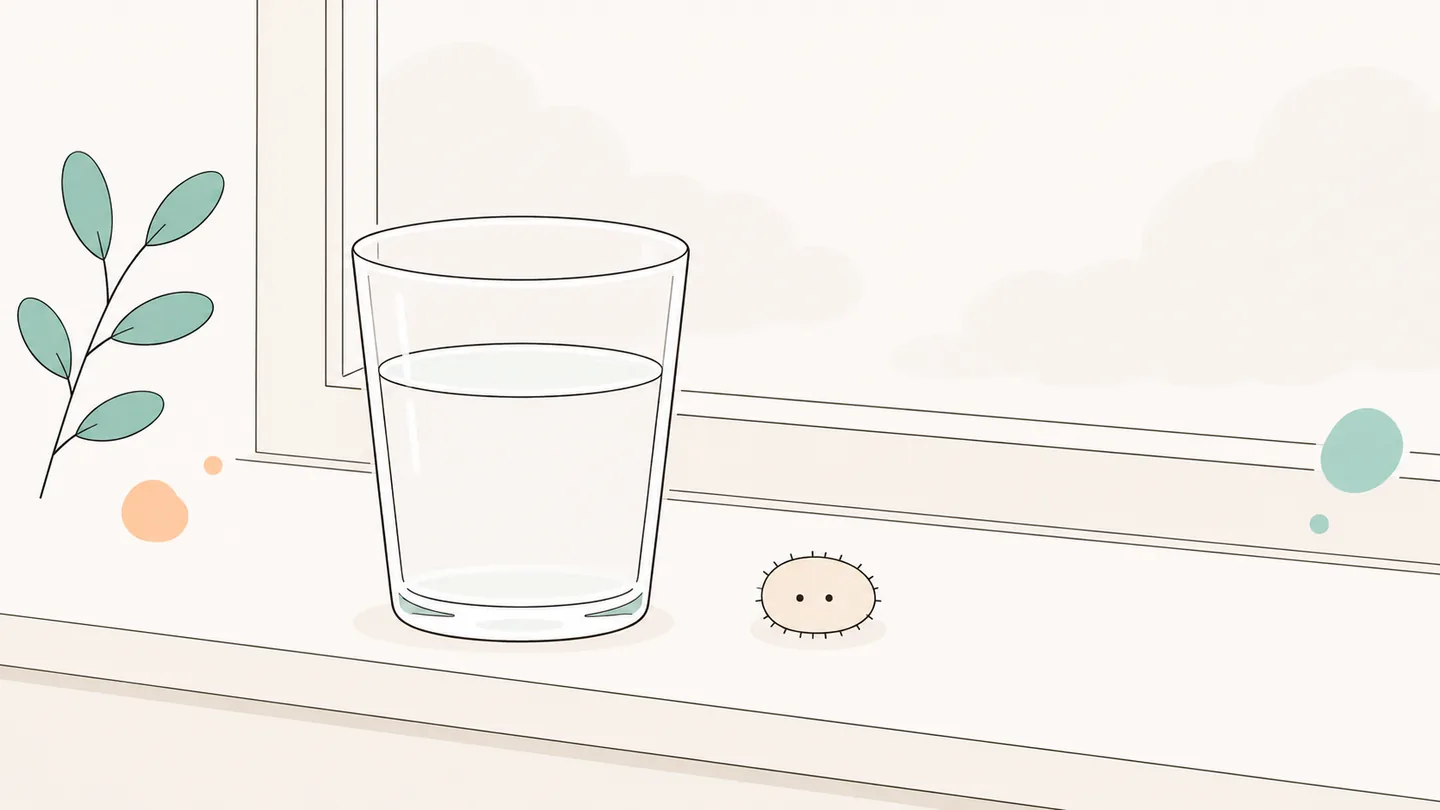 濃い布の上の小さな1匹